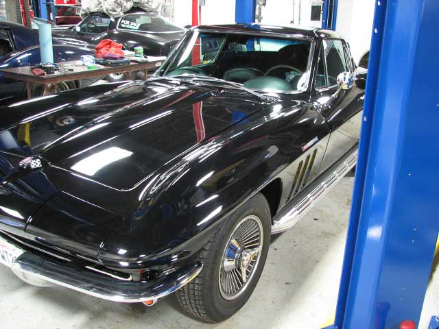 Black 1965 Corvette Coupe